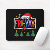 Happy Fri-yay Christmas Teacher Festive Holiday Sc Muismat (Met muis)