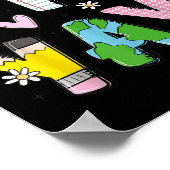 Happy Fri-yay Grappig Fri Yay Leraar Student Vrijd Poster (Hoek)