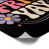 Happy Fri-yay Teacher Fry Yay Funny Friday Weekend Poster (Hoek)