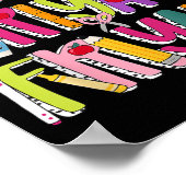 Happy Fri-yay Vrijdag Liefhebbers Lerarenleven Vri Poster (Hoek)