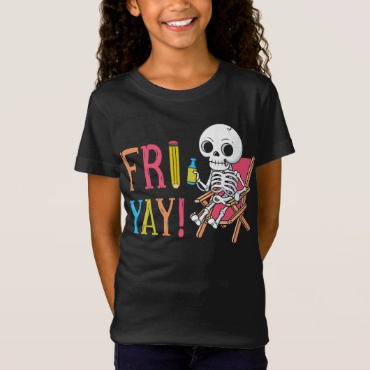 Happy Fri-Yay Vrijdag Lovers Fun Teacher T-shirt (Voorkant)