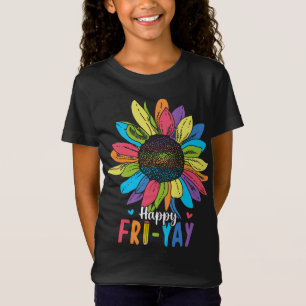 Happy Fri-Yay Vrijdag Lovers Fun Teacher T-shirt