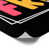 Happy Fri-Yay Vrijdagen Weekend Leraar Student Poster (Hoek)