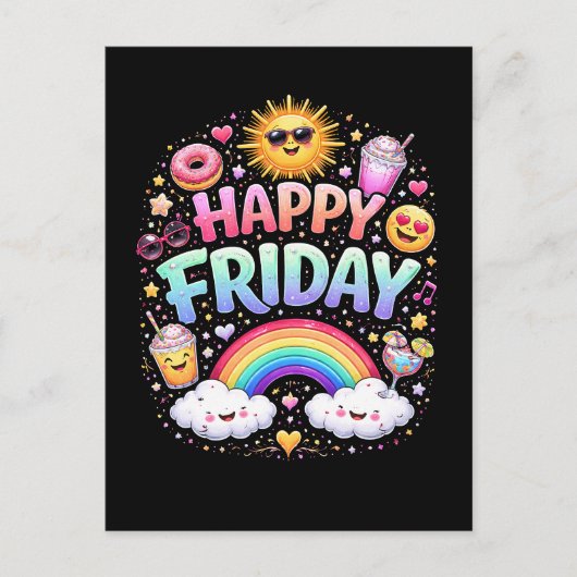 Happy Friday Briefkaart (Voorkant)