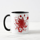 Happy Friday de 13e Blood Spatter Coffee Cup Mok (Links)