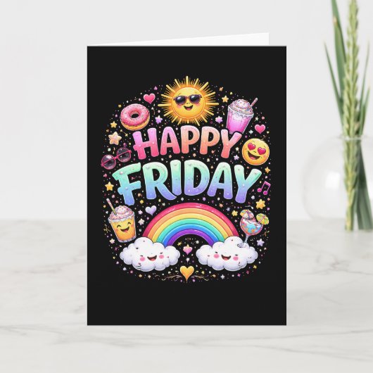 Happy Friday Feestdagen Kaart (Voorkant)