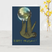 Happy Friday-Kaart Kaart (Gele Bloem)