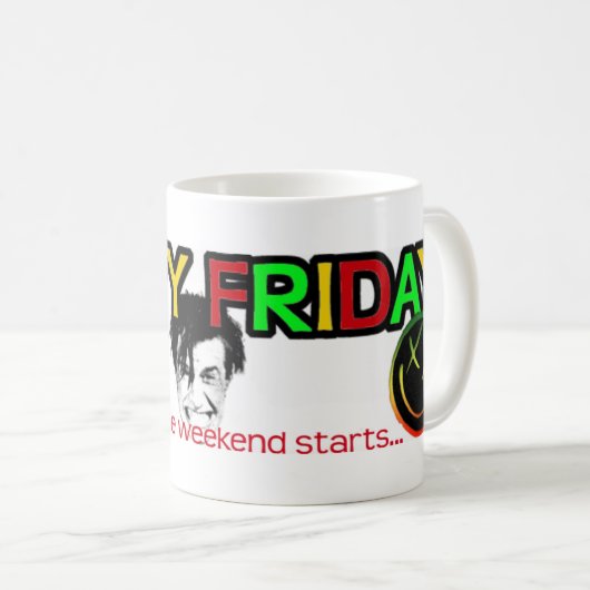 HAPPY FRIDAY LOGO KOFFIEMOK (Voorkant rechts)