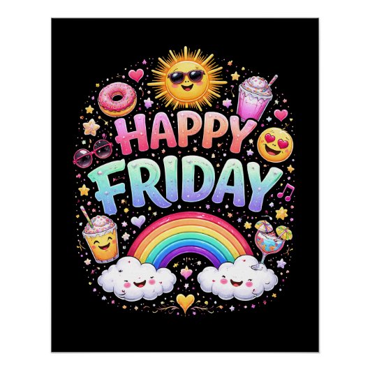 Happy Friday Perfect Poster (Voorkant)