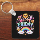 Happy Friday Sleutelhanger (Voorkant)