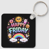 Happy Friday Sleutelhanger (Achterkant)