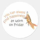 Happy Friday Sticker (Voorkant)