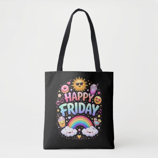 Happy Friday Tote Bag (Voorkant)