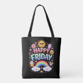 Happy Friday Tote Bag (Achterkant)