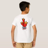 Happy friends comic t-shirt (Achterkant volledig)