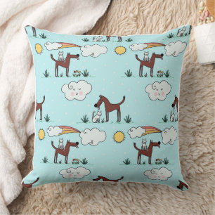 Happy Friends Countryside Pattern Kussen - Kindere