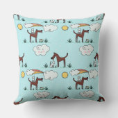 Happy Friends Countryside Pattern Kussen - Kindere (Achterkant)