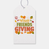 Happy Friends Giving Cadeaulabel (Achterkant)