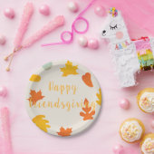 Happy Friends Giving Party-feestdag Papieren Bordje (Feest)