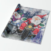 Happy Friends Grappig Kerstinpakpapier Cadeaupapier (Uitgerold)