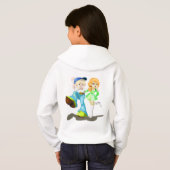Happy Friends Hoodie - aanpasbaar (Achterkant volledig)