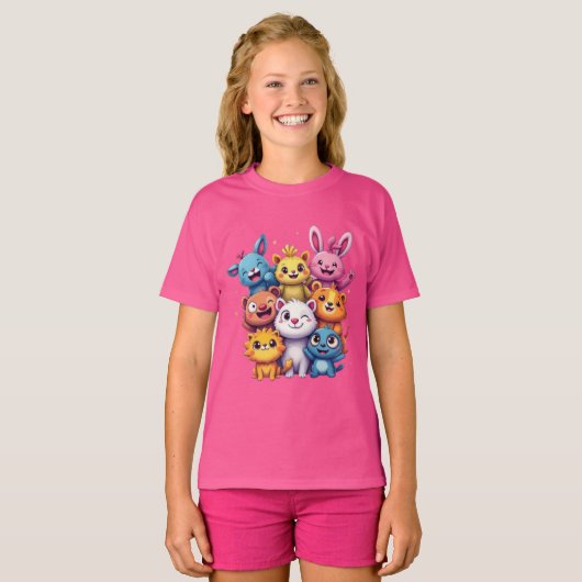 Happy Friends T-shirt (Voorkant volledig)