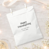 Happy friendsgiving add name with love date simple bedankzakje (Geknipt)