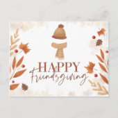 Happy Friendsgiving Briefkaart (Voorkant)