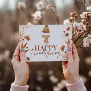 Happy Friendsgiving Briefkaart