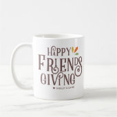 Happy Friendsgiving Herfst Festive - Gepersonalise Koffiemok (Links)