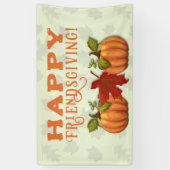Happy Friendsgiving / Thanksgiving muurbanner Spandoek (Verticaal)