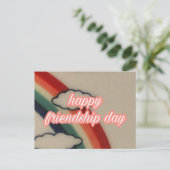 HAPPY FRIENDSHIP DAY briefkaart (Staand voorkant)