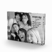 Happy Friendship Day CITATEN MONOCHROME Fotoblokken (Rechts)