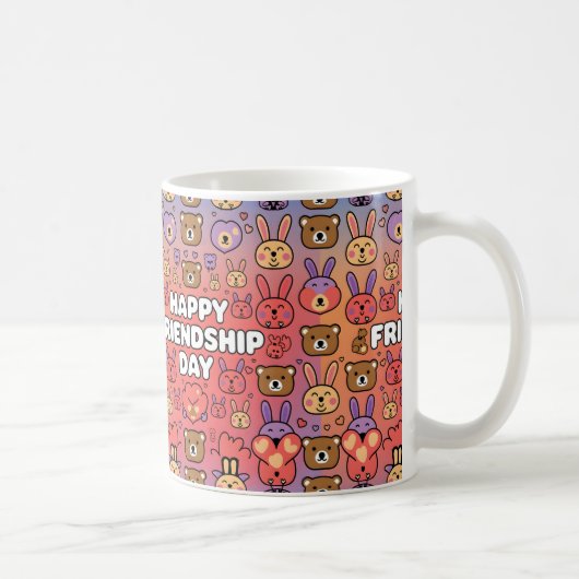 Happy Friendship Day Gift Idee Koffiemok (Rechts)