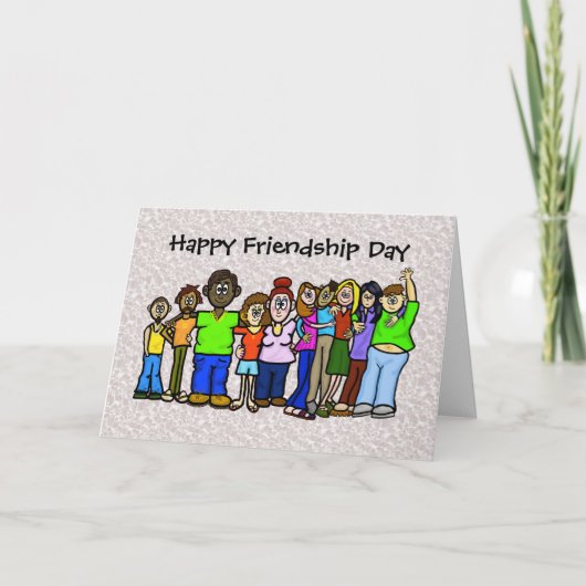 Happy Friendship Day Group-kaart voor aanpassing Kaart (Voorkant)