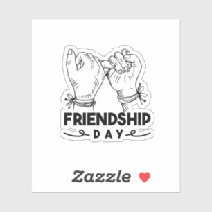"Happy Friendship Day Sticker