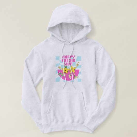 Happy friendship  hoodie (Design voorkant)