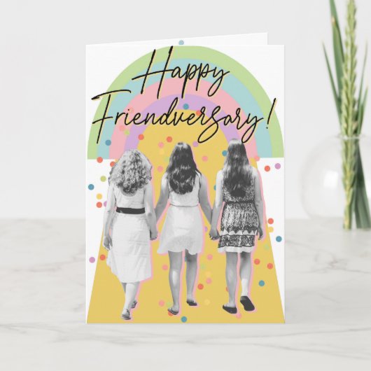 Happy Friendship Kaart (Voorkant)