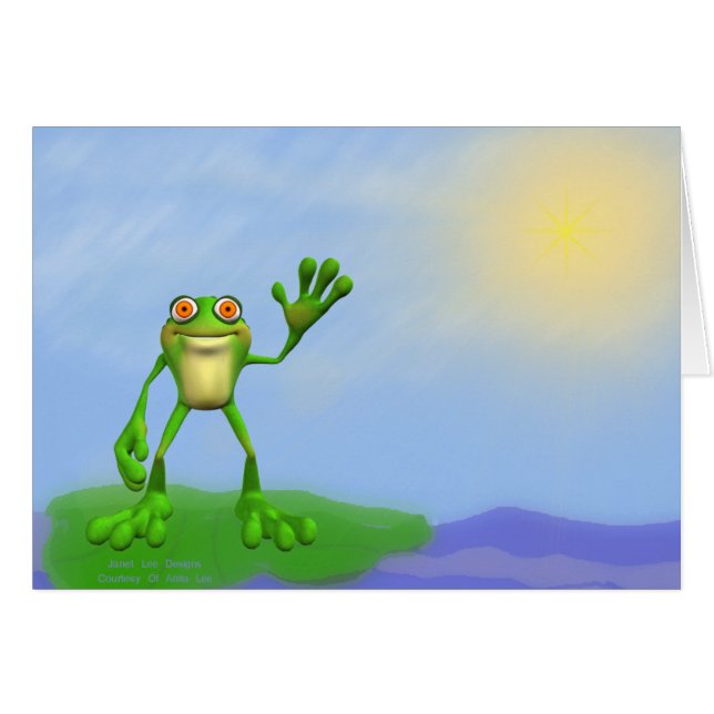 Happy Frog (Voorkant Horizontaal)