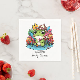 Happy Frog-Baby shower Servet