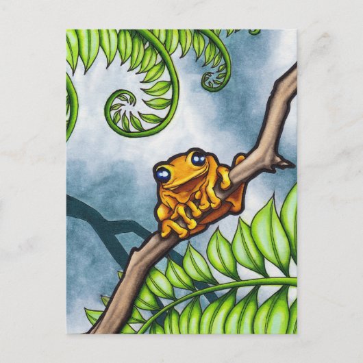 Happy Frog Briefkaart (Voorkant)