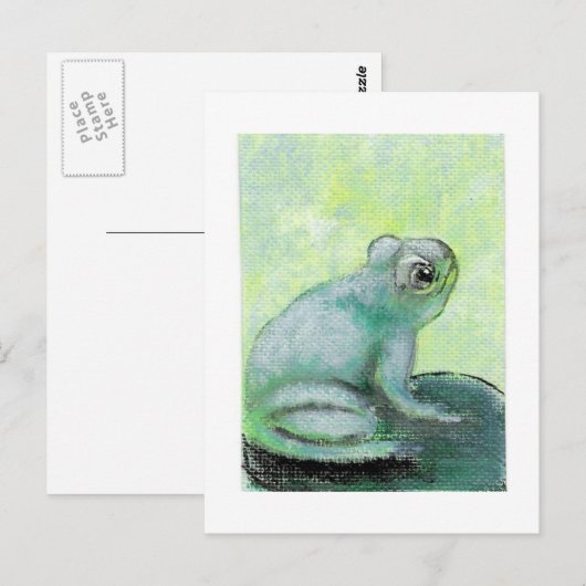 Happy Frog Briefkaart (Voorkant / Achterkant)