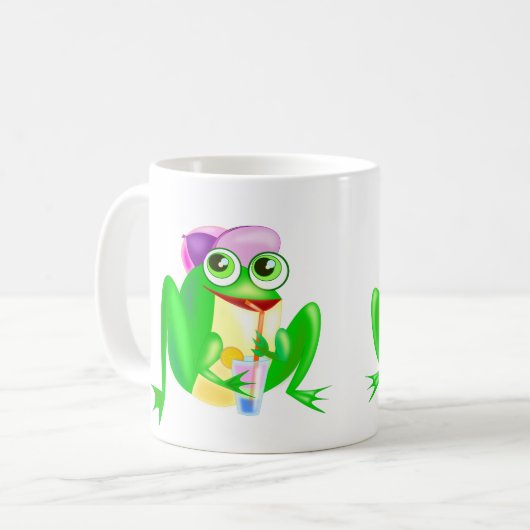 Happy Frog Coffee Mok (Voorkant links)