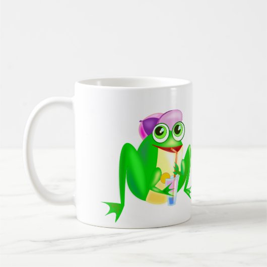 Happy Frog Coffee Mok (Links)
