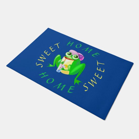 Happy Frog Doormat Deurmat (Schuin)