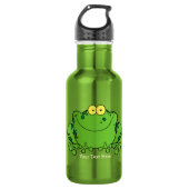 Happy Frog (gepersonaliseerd) Waterfles (Voorkant)