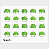 Happy Frog (gepersonaliseerde) Stickers (Vel)