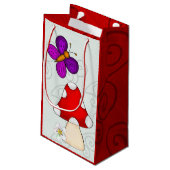 Happy Frog in lente Klein Cadeauzakje (Achterkant Gekanteld)