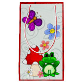 Happy Frog in lente Klein Cadeauzakje (Voorkant)