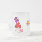 Happy Frog in lente Matglas Koffiemok (Voorkant links)